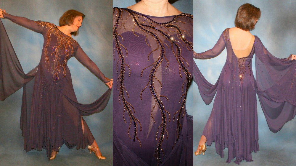 Lavender, Orchid & Purple Ballroom & Latin-Rhythm Dresses