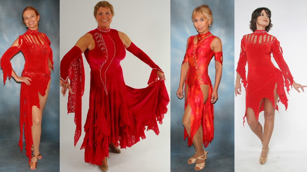 Ravishing Reds Ballroom Dresses