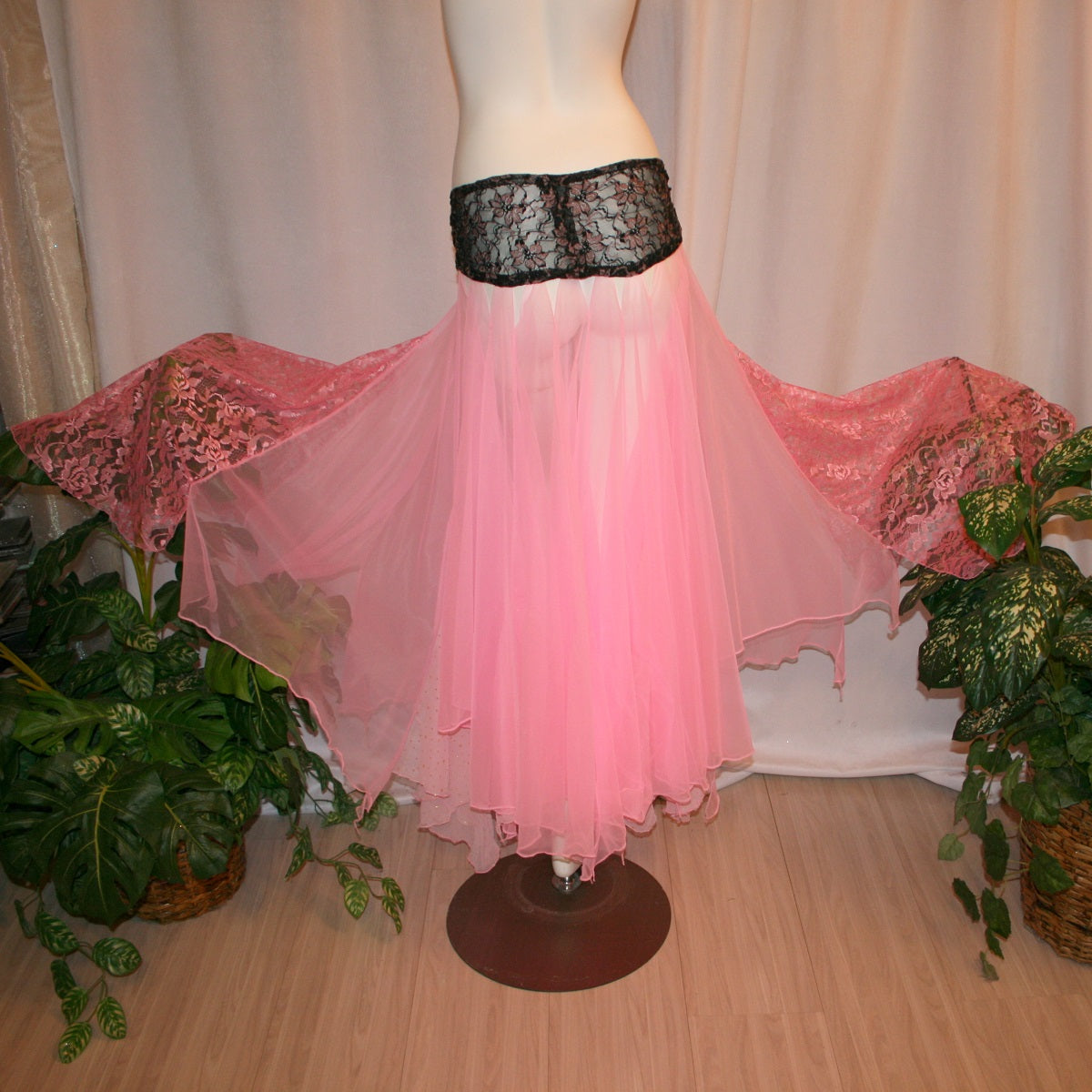 Pink Ballroom Skirt-Camellia