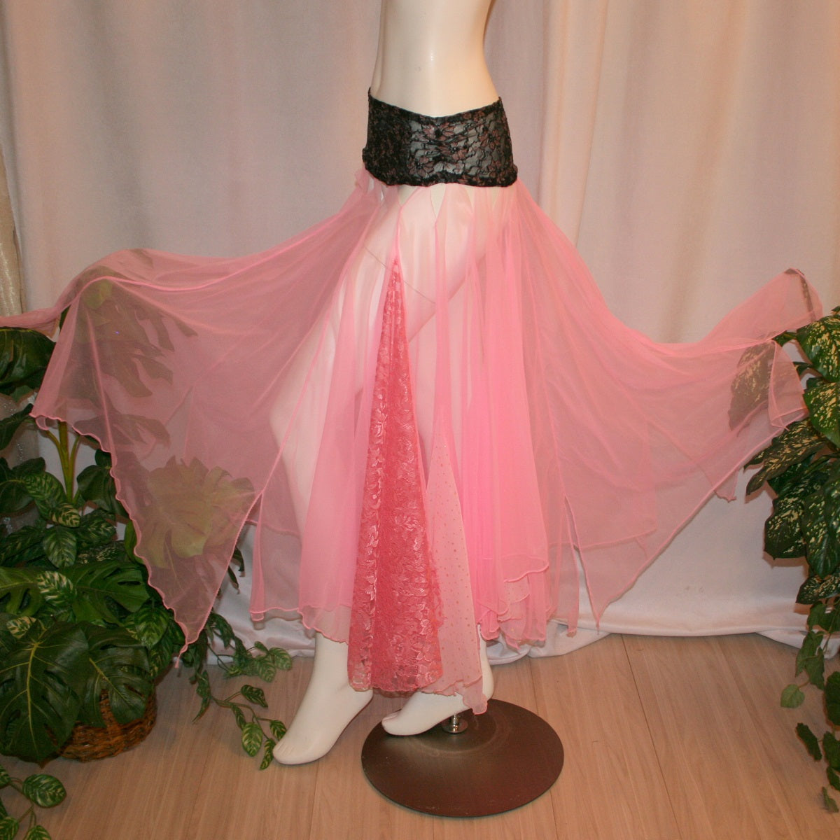 Pink Ballroom Skirt-Camellia