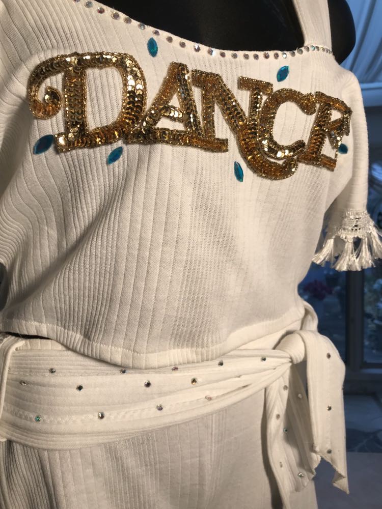 Dance Shorts Set-Cold Shoulders