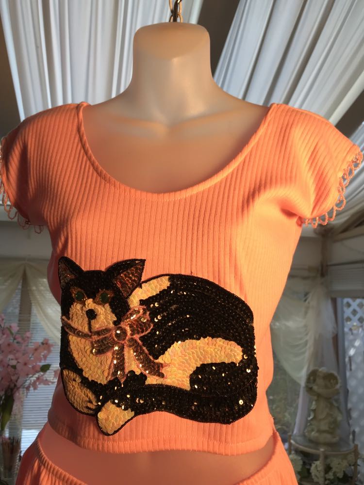 Dance Shorts Set-Purrfectly Pink