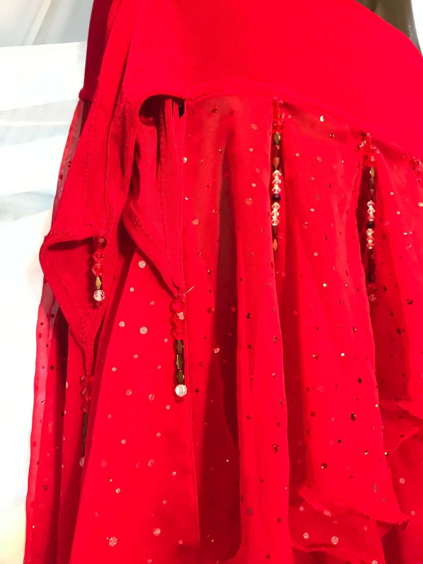Latin-Rhythm-Tango Skirt-Scarlette Champagne