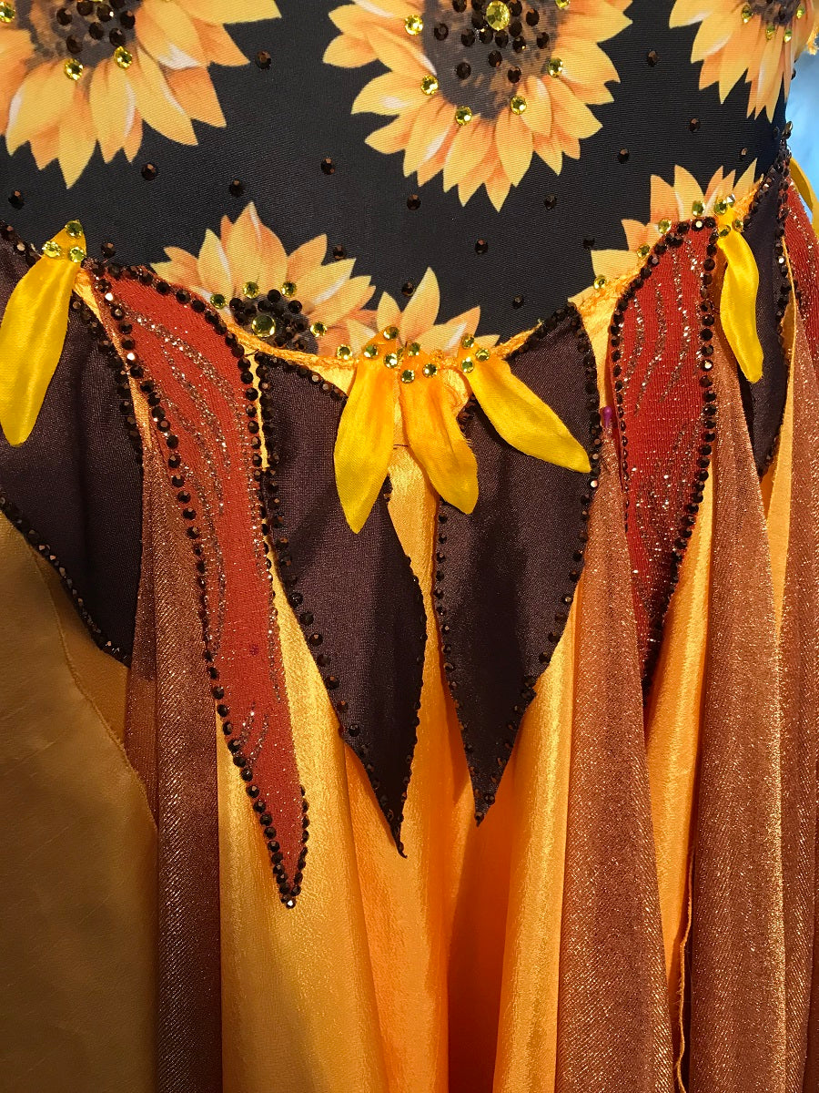 Ballroom Dress-Sunflower Princess