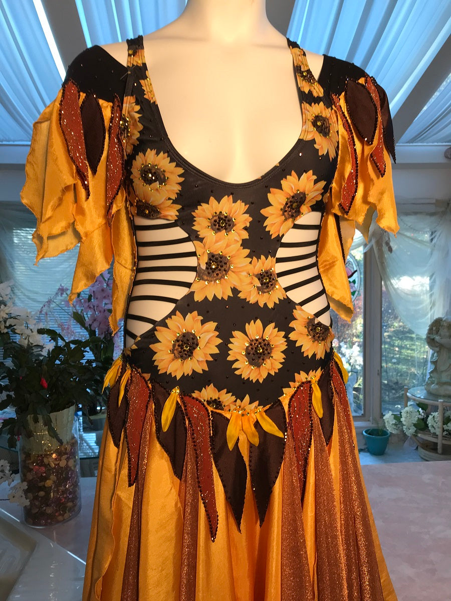 Ballroom Dress-Sunflower Princess