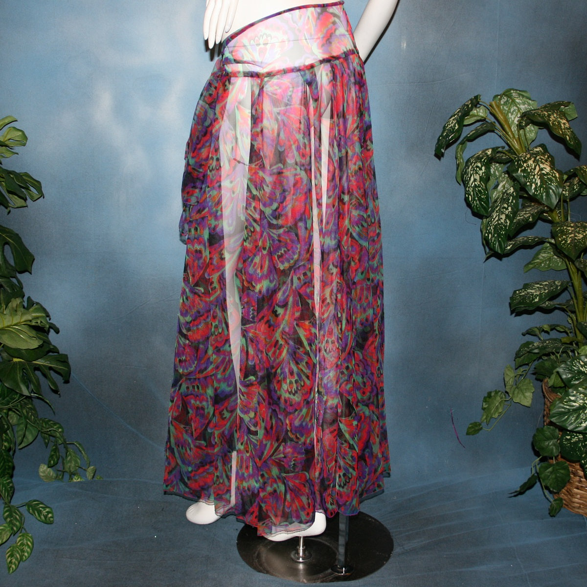 Tropical Print Ballroom Skirt-Tropicana