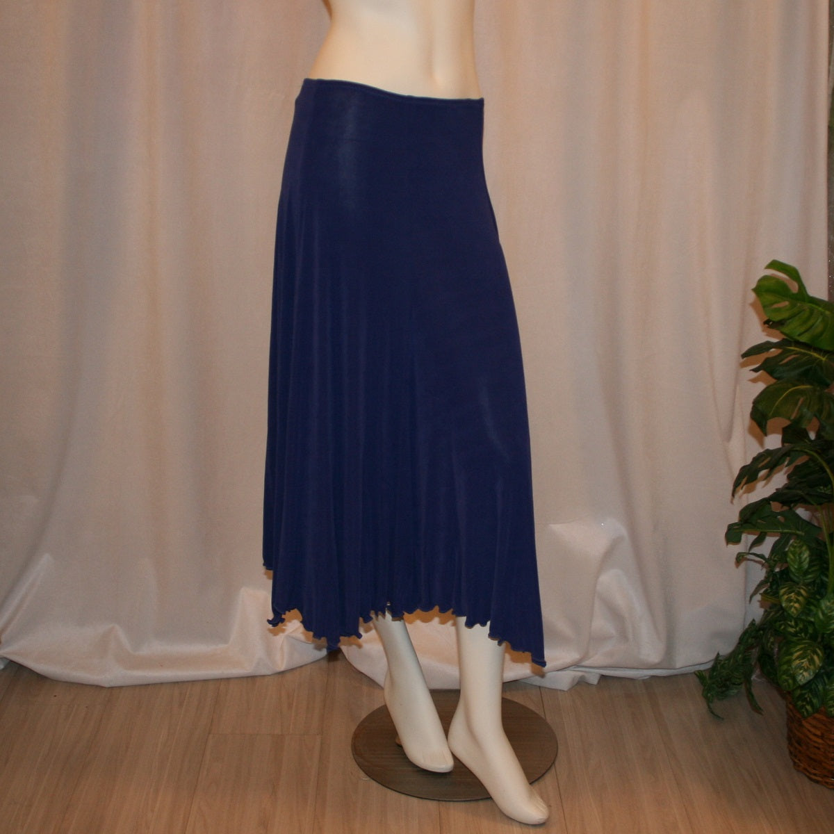 Slinky Purple Dance Skirt-Violet Tulip