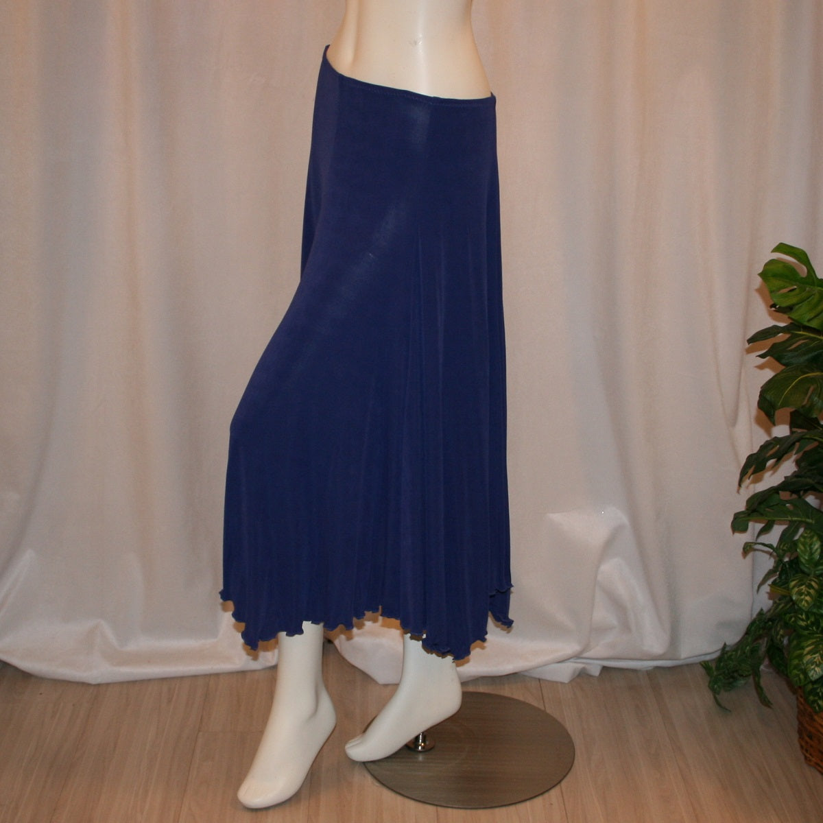 Slinky Purple Dance Skirt-Violet Tulip