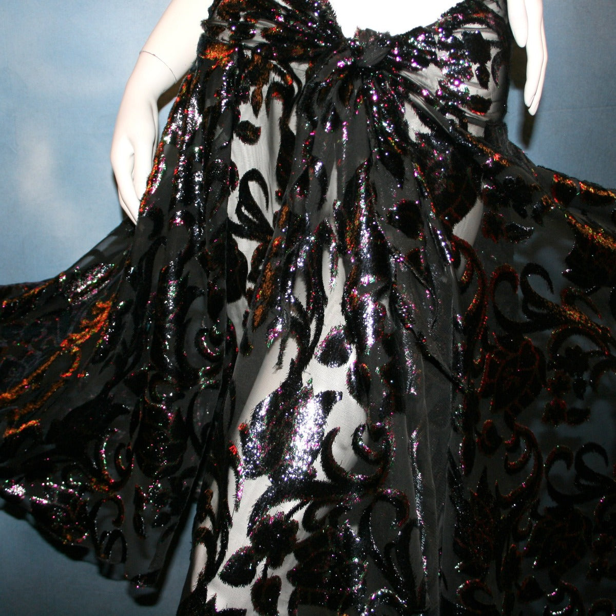 Black Ballroom Skirt & Top-Calypso