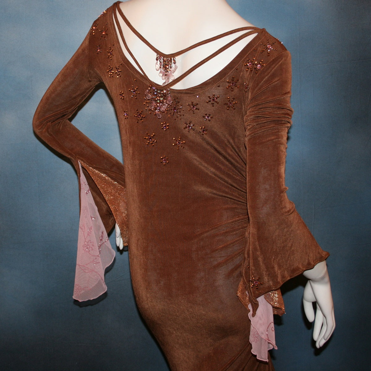 Latin-Rhythm Dress-Charming Cinnamon