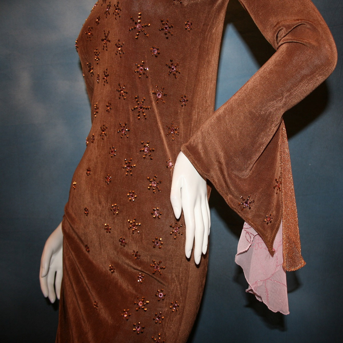 Latin-Rhythm Dress-Charming Cinnamon