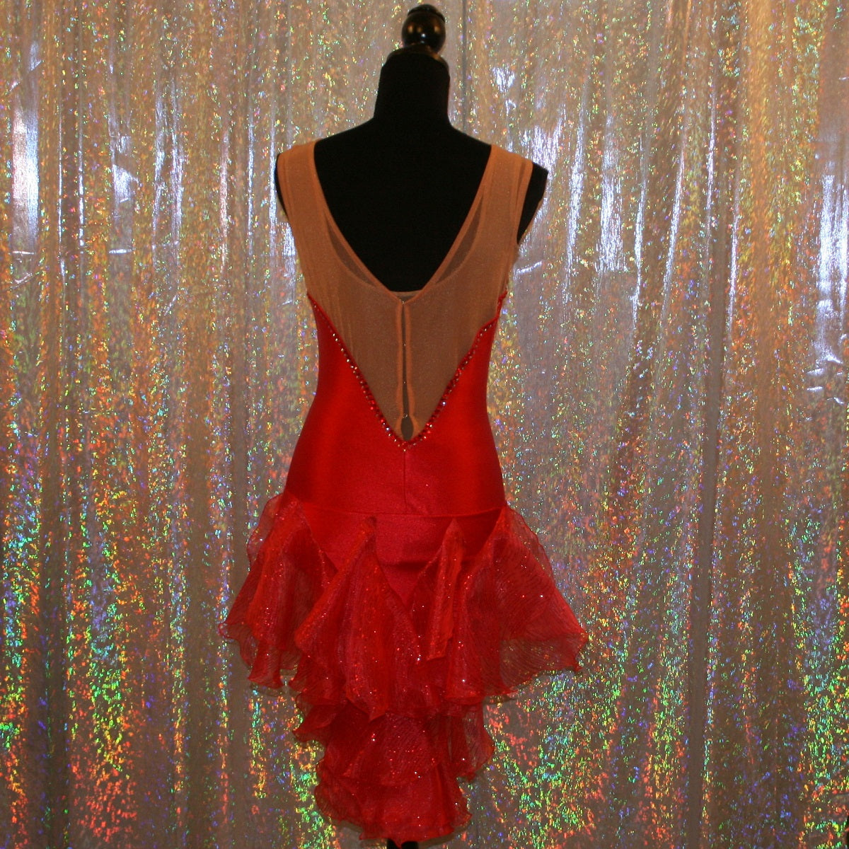 Red Latin-Rhythm Dress-Conchita