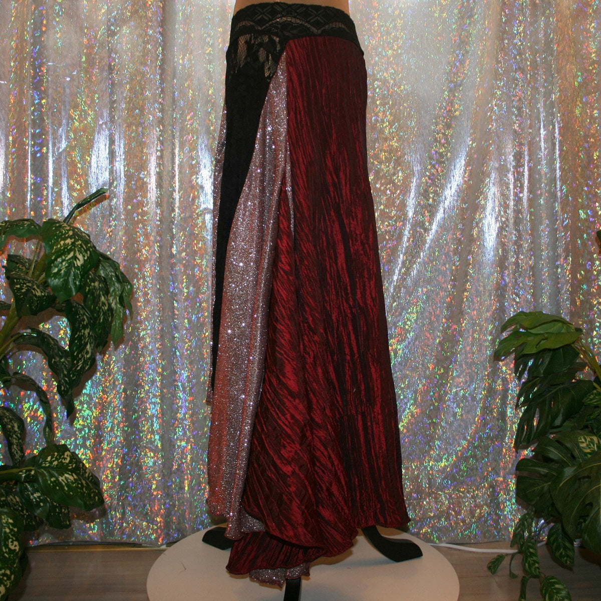 Ballroom Dance Skirt-Fire & Lace