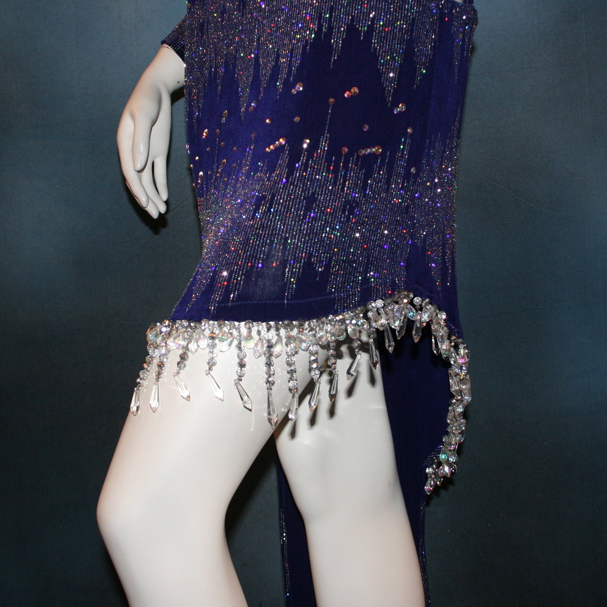 Purple Latin-Rhythm-Tango Dress-High Voltage