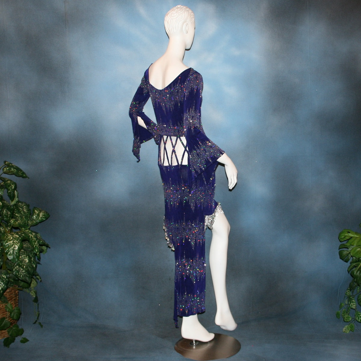 Purple Latin-Rhythm-Tango Dress-High Voltage