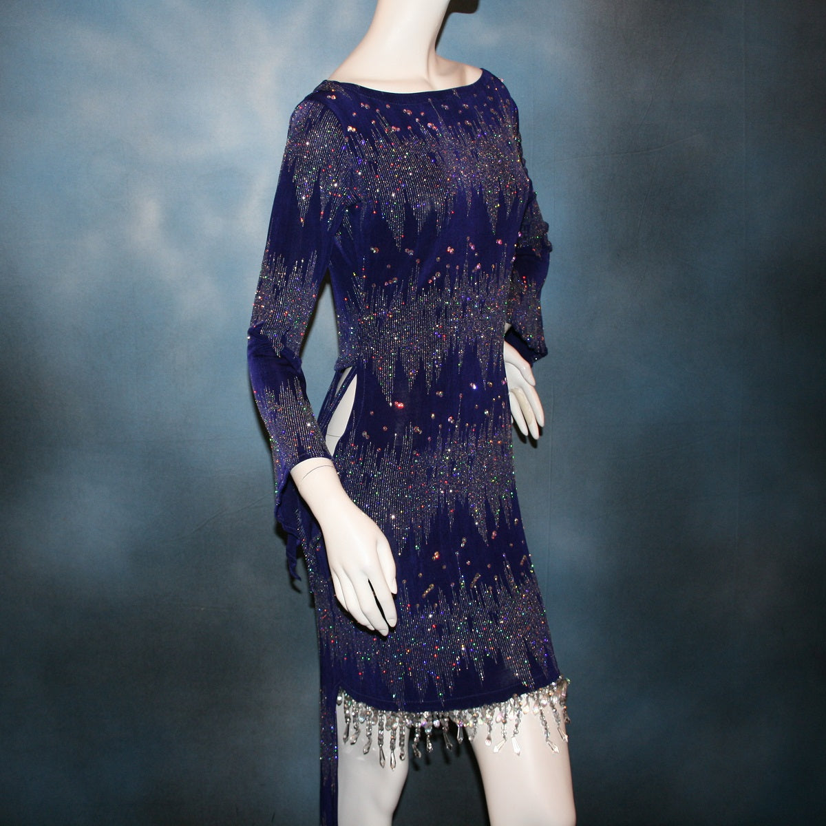 Purple Latin-Rhythm-Tango Dress-High Voltage