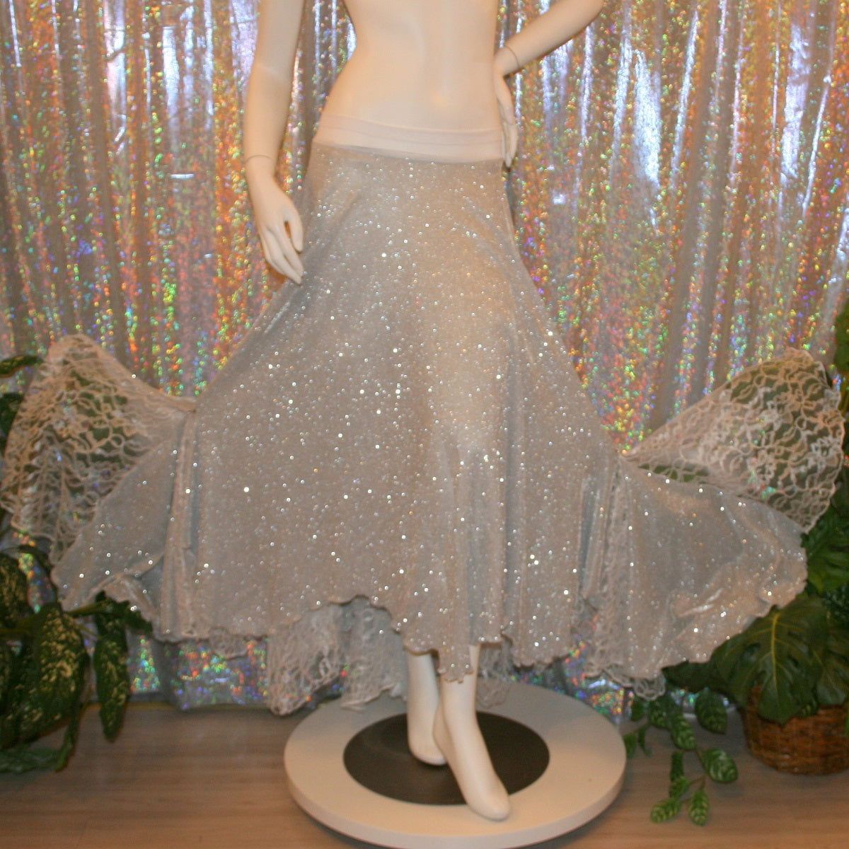 Ballroom Skirt-Ice Angel