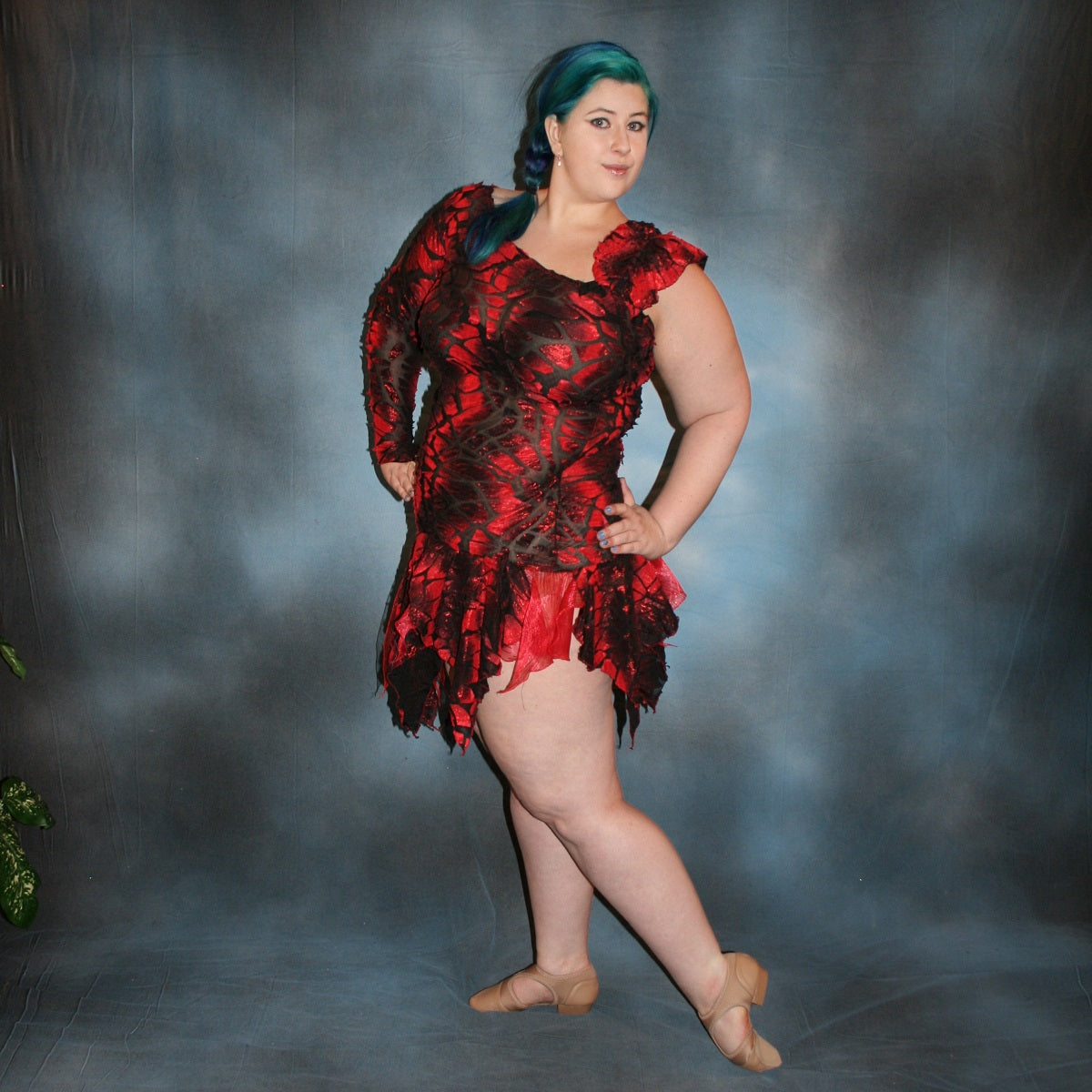 Plus Size Latin-Rhythm Dress-Simply Sassy