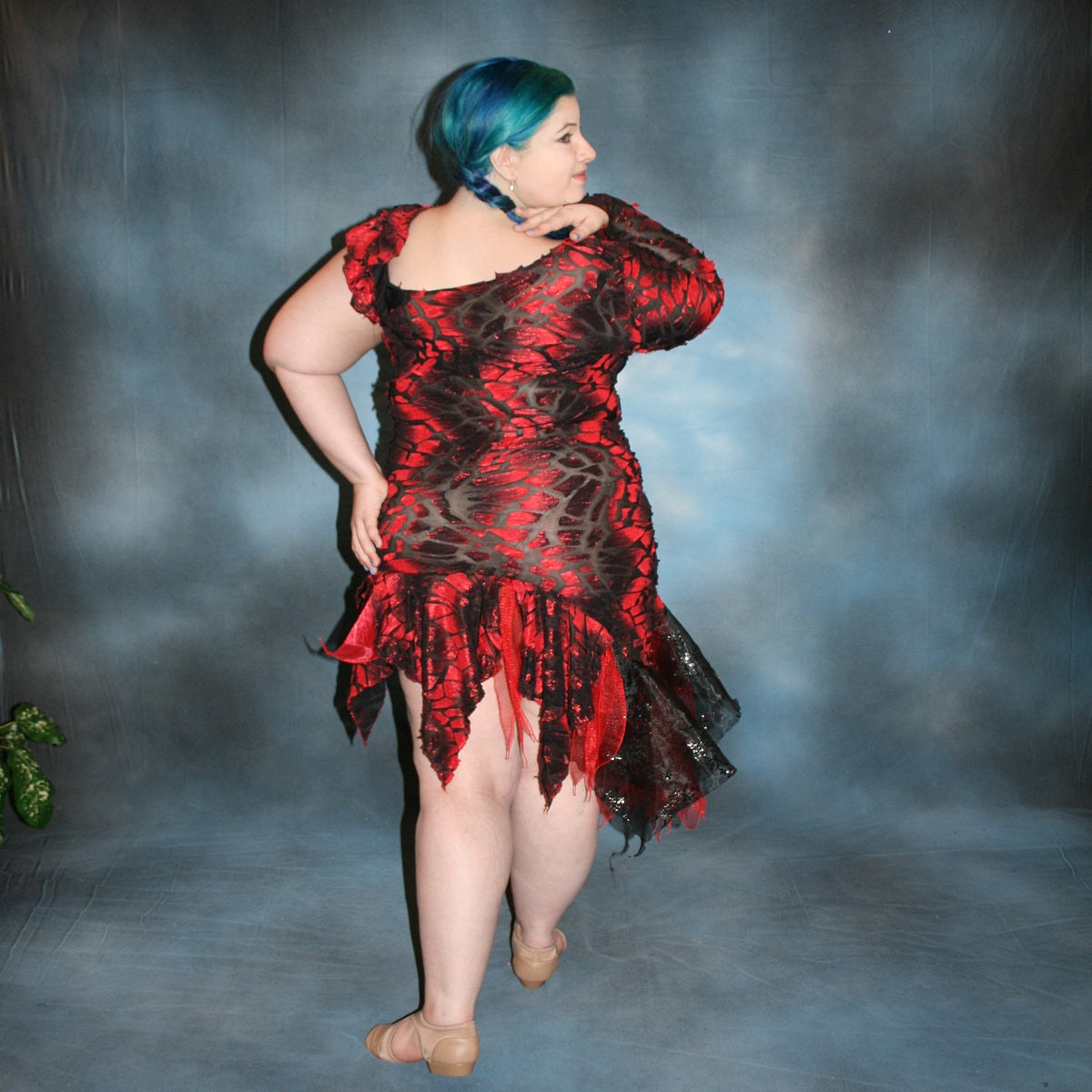 Plus Size Latin-Rhythm Dress-Simply Sassy