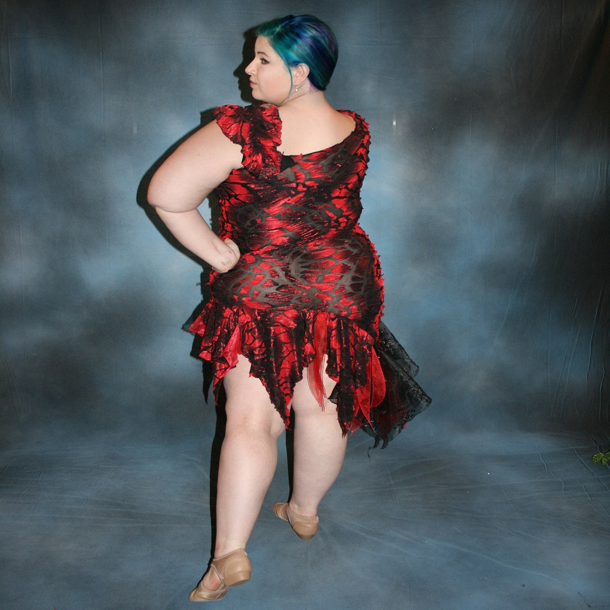 Plus Size Latin-Rhythm Dress-Simply Sassy
