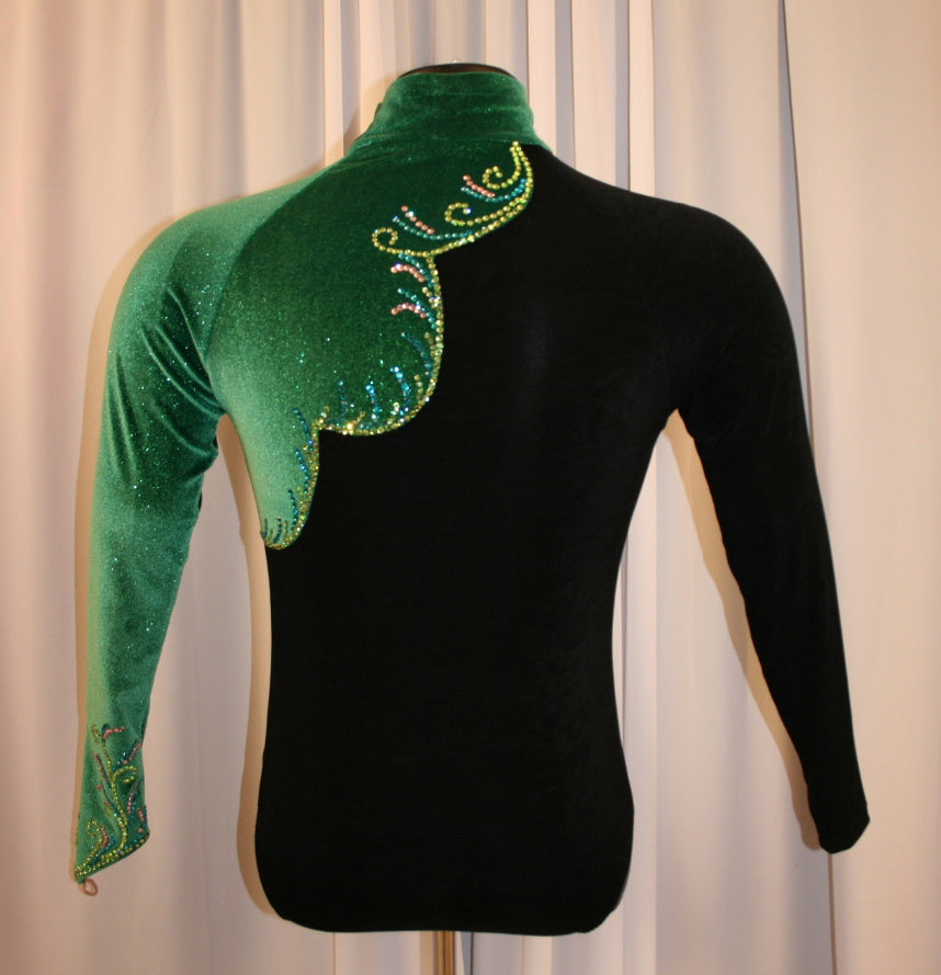 Men's Latin-Rhythm Shirt-Emerald Isle