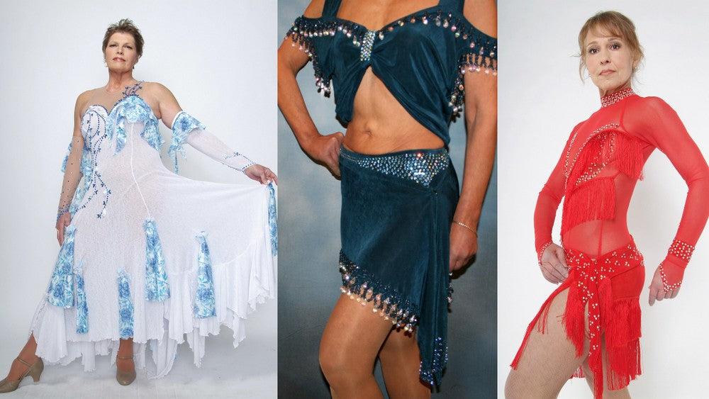 Red, White & Blue Ballroom, Latin-Rhythm Dresses & Skirts