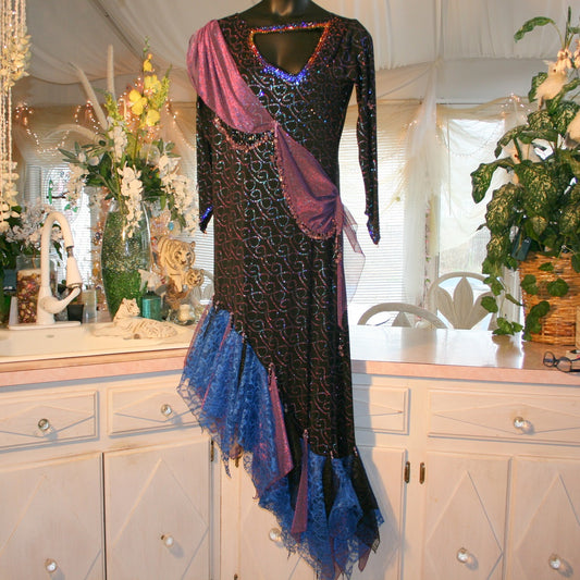 Plus Size Tango-Rumba-Bolero Dress-Raina