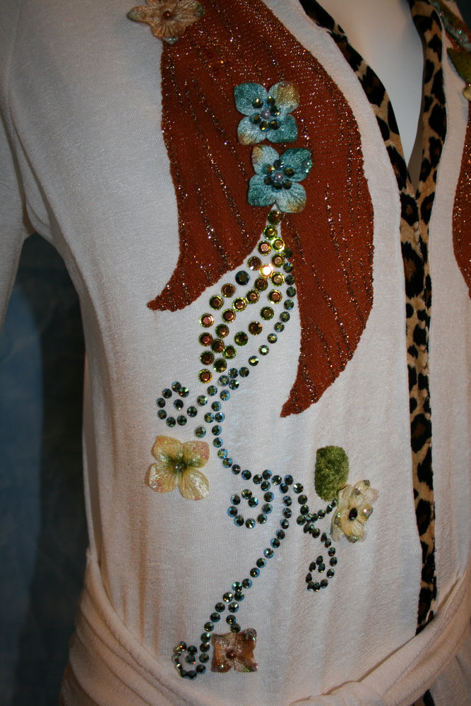 White Ballroom Glamour Robe