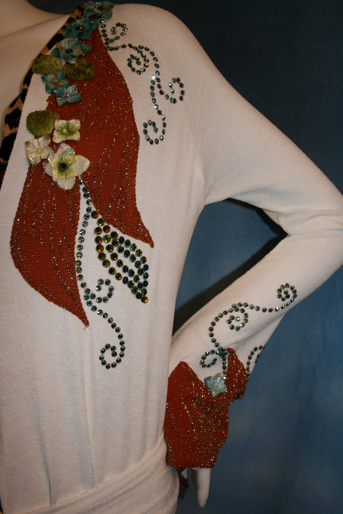 White Ballroom Glamour Robe