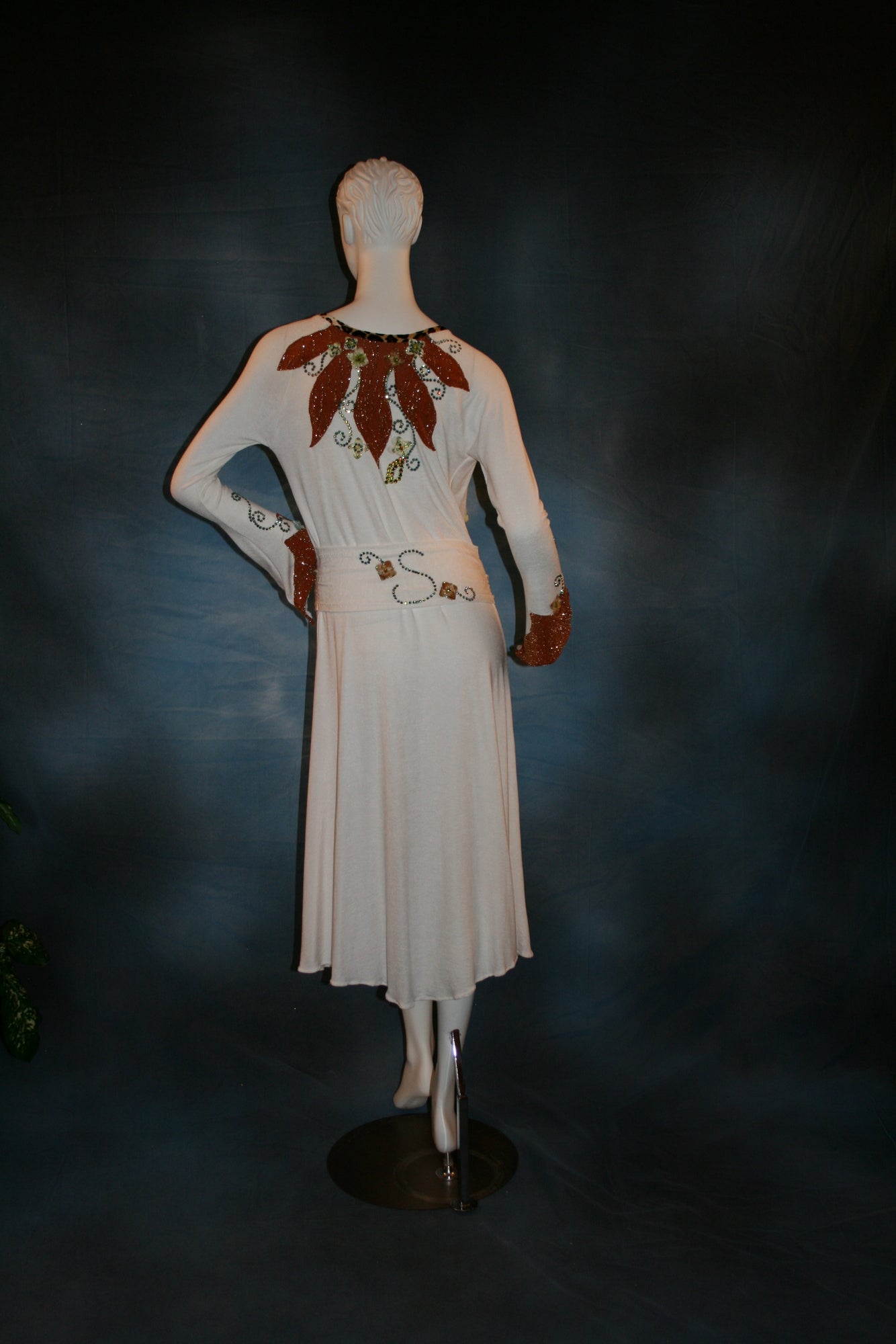 White Ballroom Glamour Robe