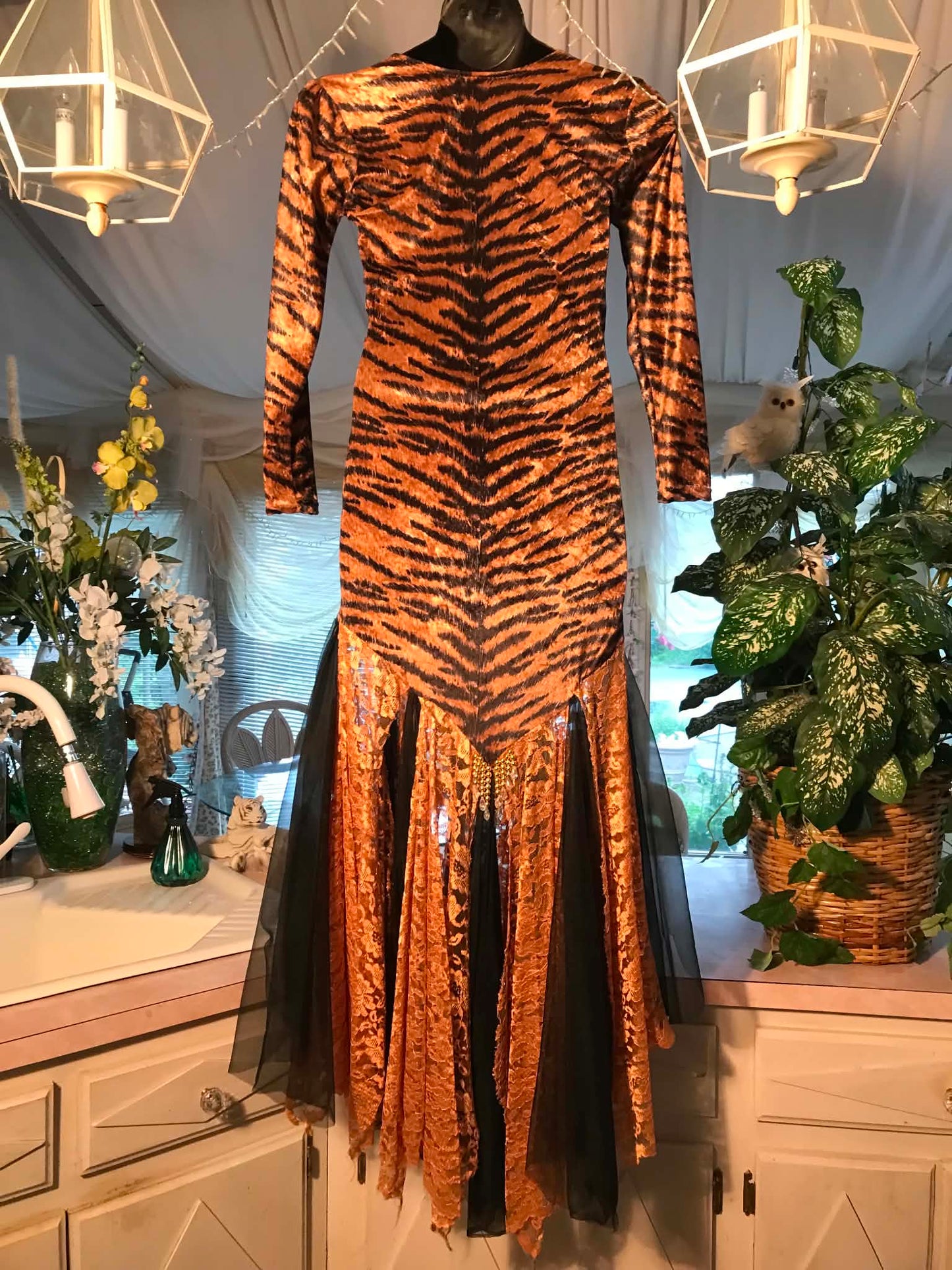 Beginner Ballroom Dress-Tawny Tiger