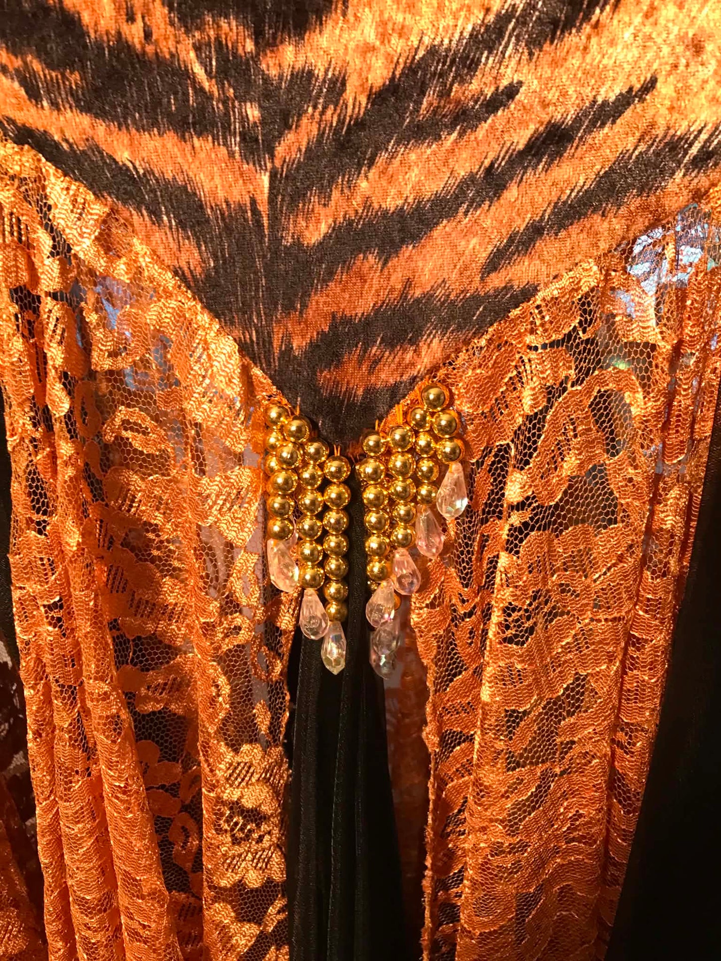 Beginner Ballroom Dress-Tawny Tiger