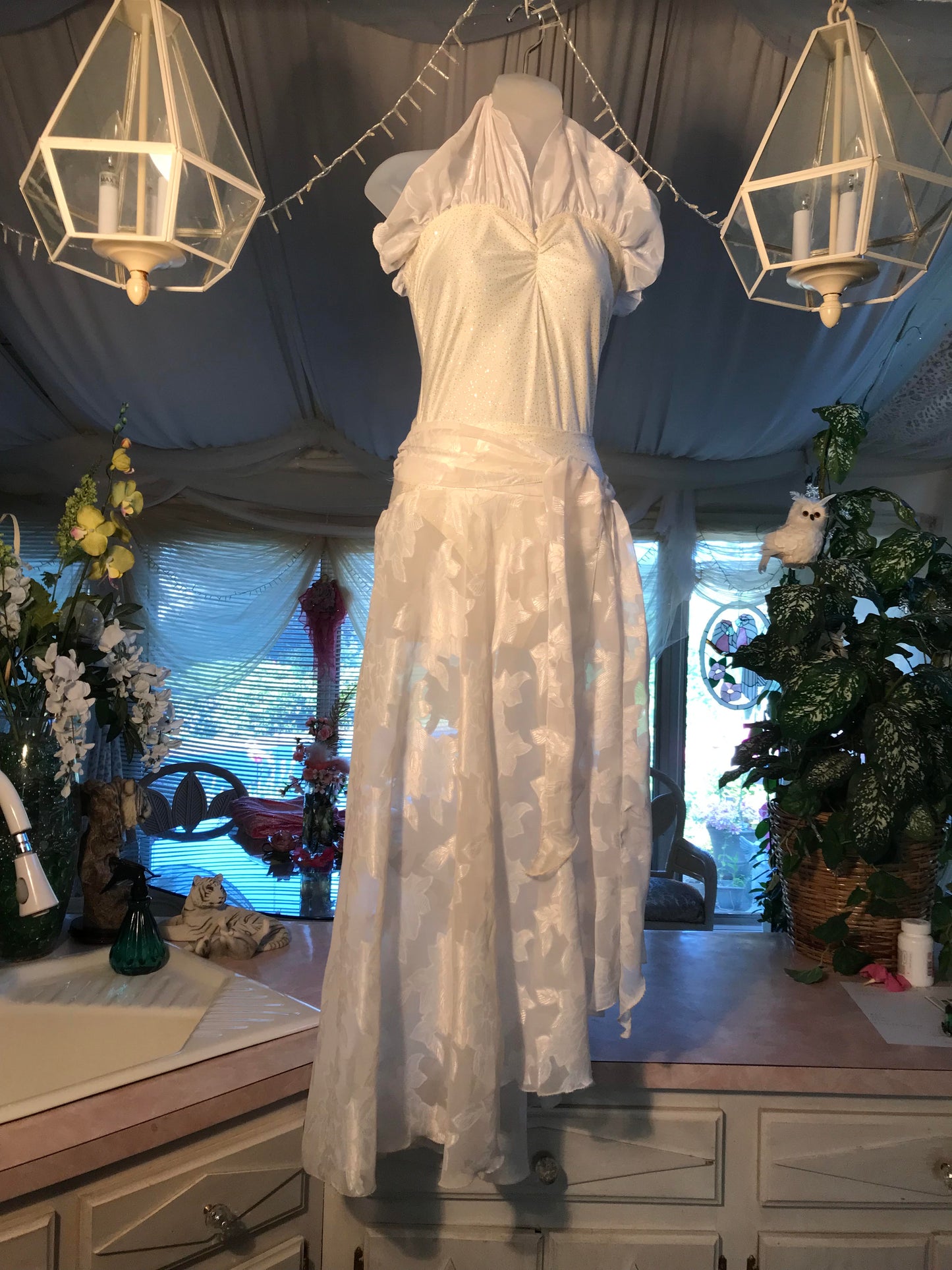 Bodysuit & Skirt-Blossoming Romance