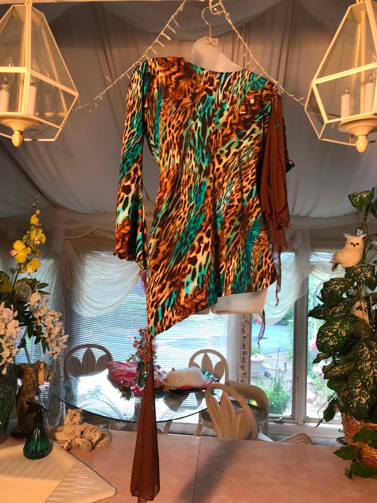 Dance Top-Leopard Mirage