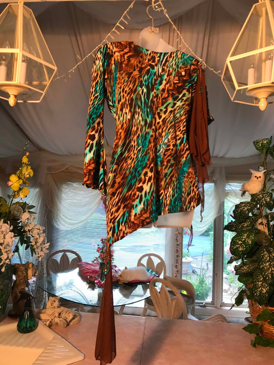 Dance Top-Leopard Mirage