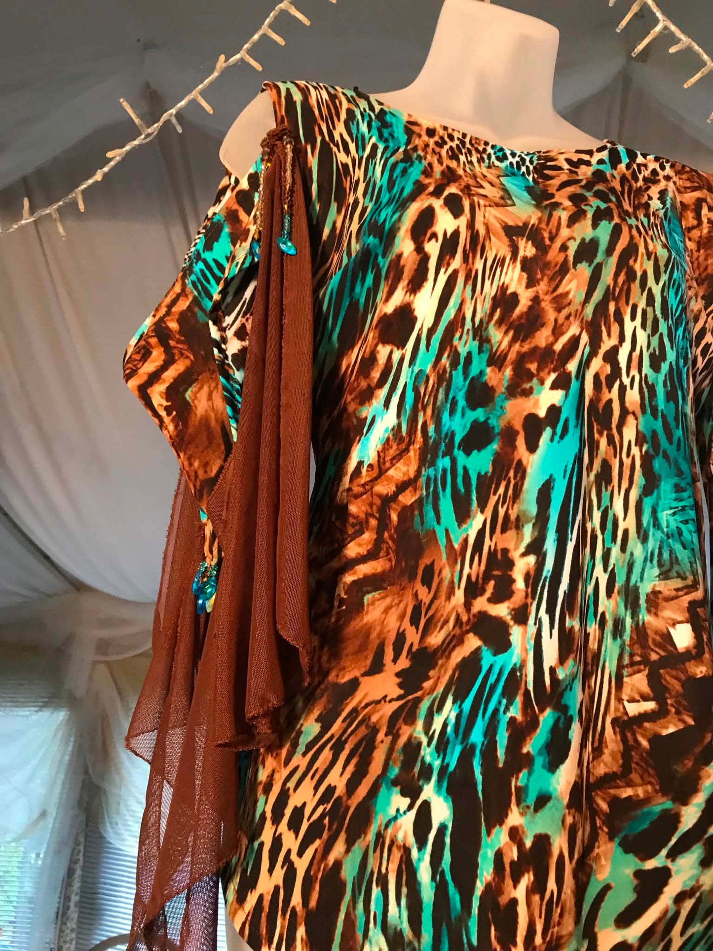 Dance Top-Leopard Mirage