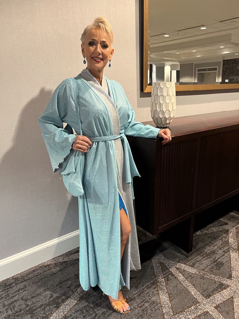 Dazzling Ballroom Glamour Robe