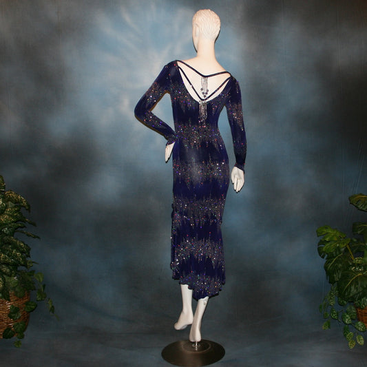 Purple Latin-Rhythm-Tango Dress-Levina