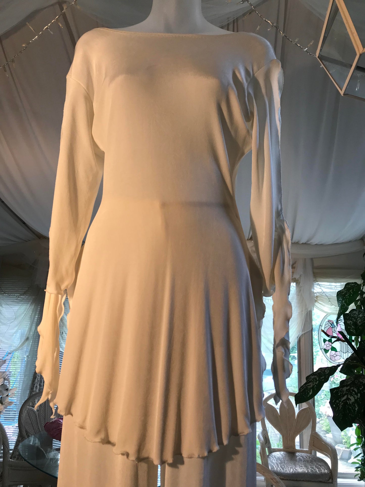 Pantset-Ivory Glam