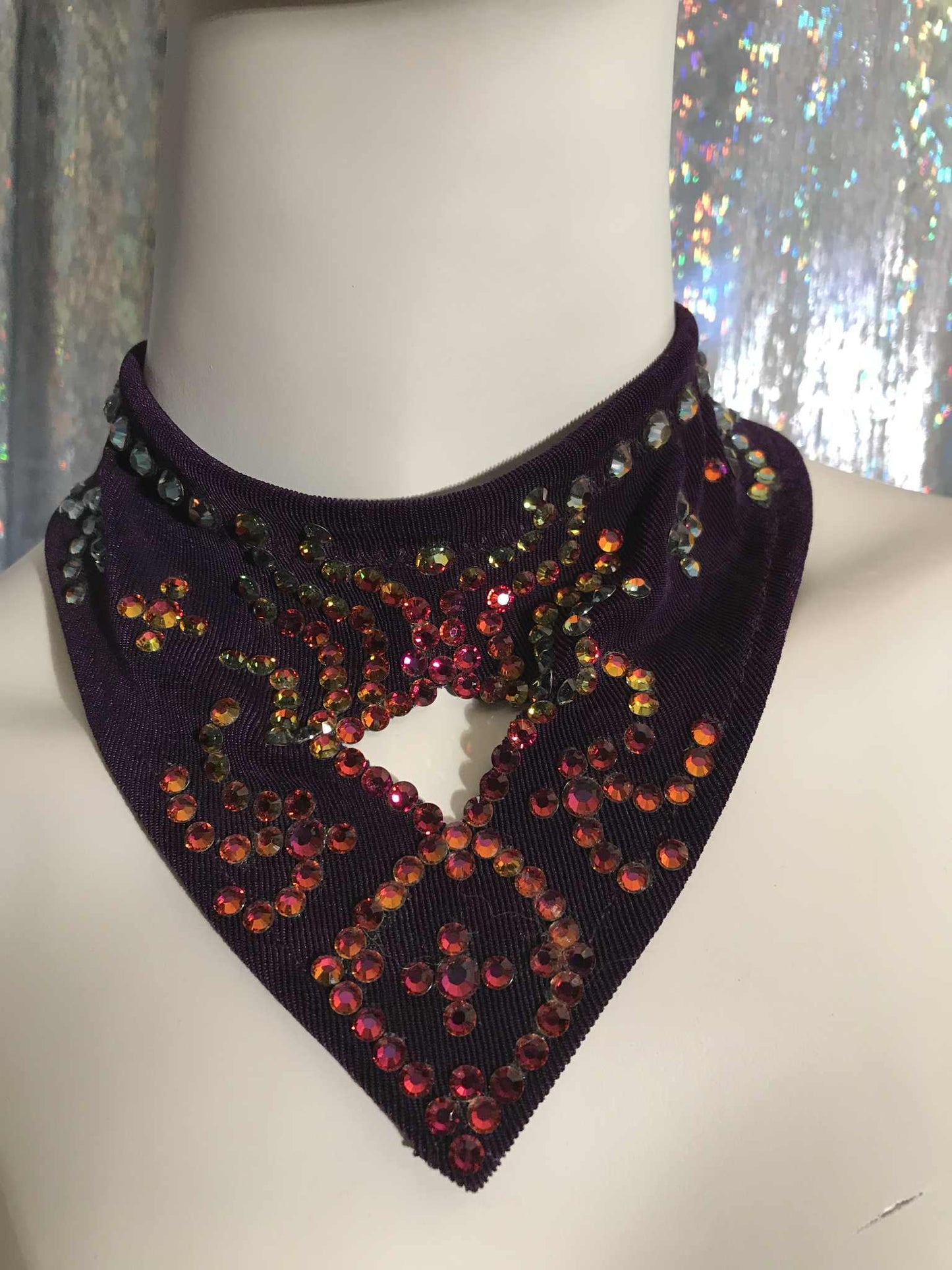 Plum Ballroom Neckpiece