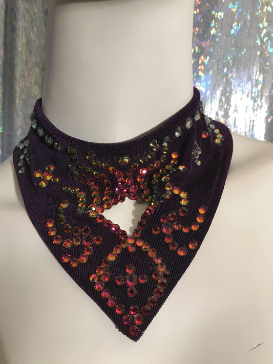 Plum Ballroom Neckpiece