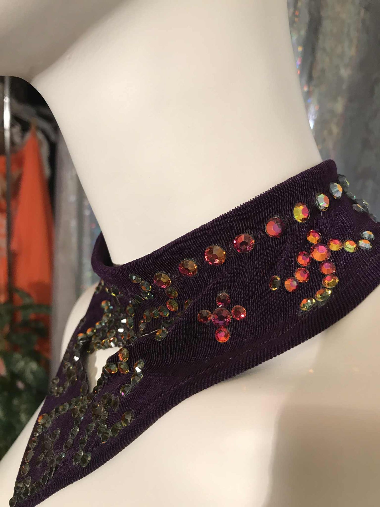 Plum Ballroom Neckpiece