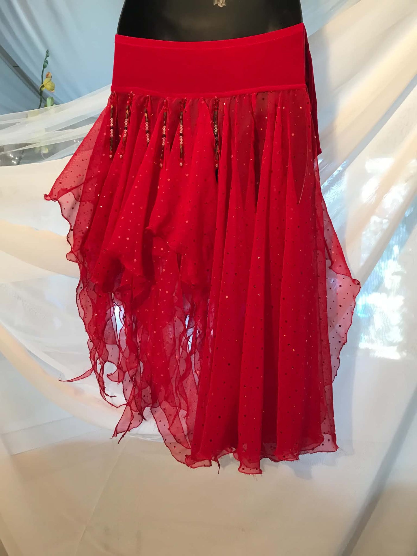 Latin-Rhythm-Tango Skirt-Scarlette Champagne