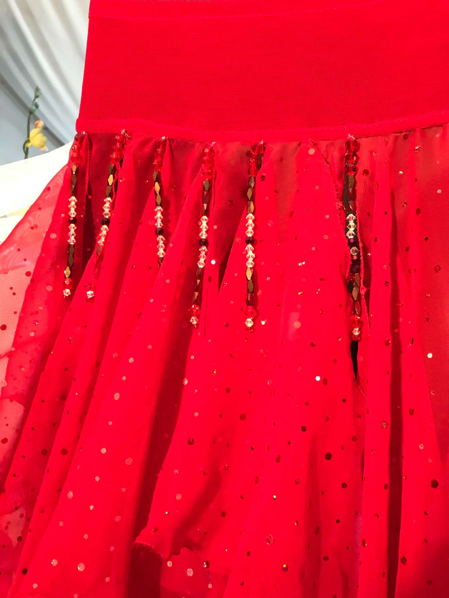 Latin-Rhythm-Tango Skirt-Scarlette Champagne