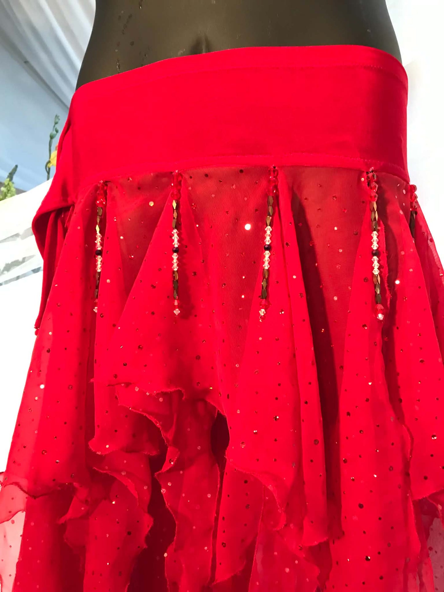 Latin-Rhythm-Tango Skirt-Scarlette Champagne