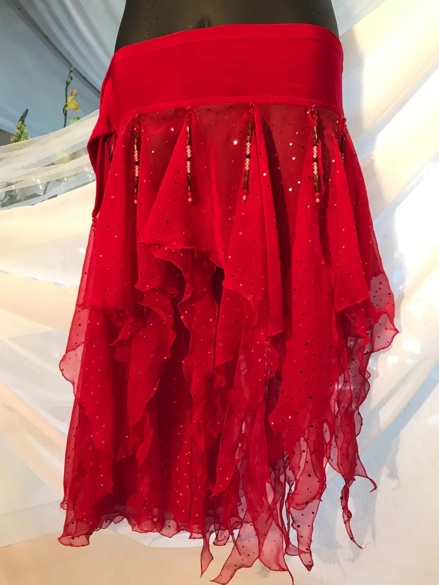 Latin-Rhythm-Tango Skirt-Scarlette Champagne