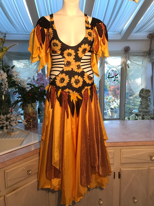 Ballroom Dress-Sunflower Princess