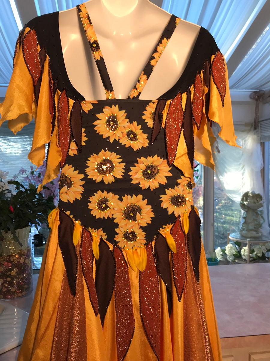 Ballroom Dress-Sunflower Princess