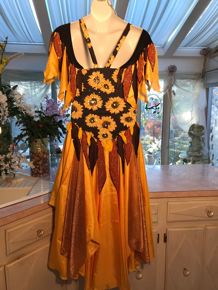 Ballroom Dress-Sunflower Princess