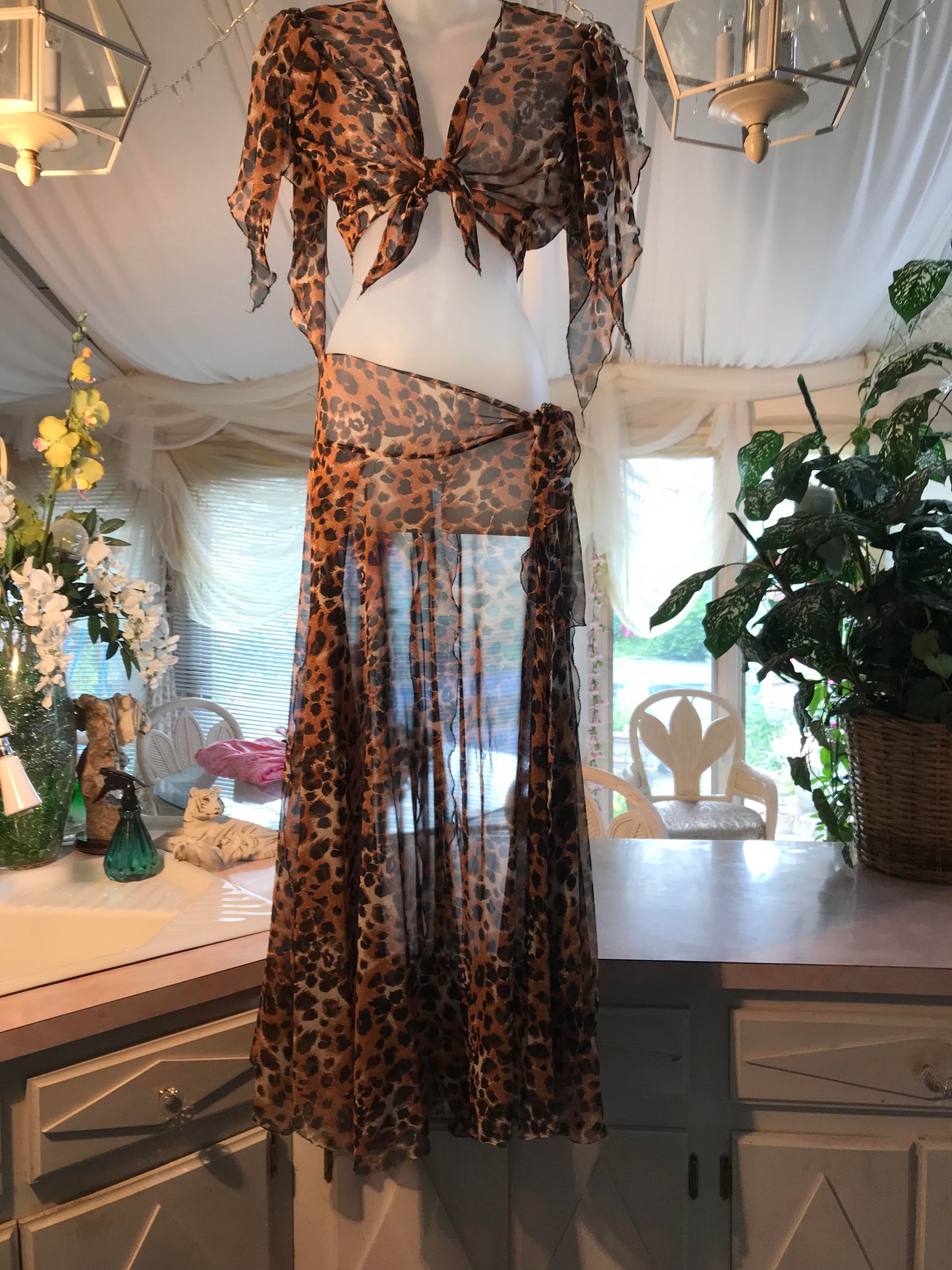 Top & Skirt-Wild Cascade
